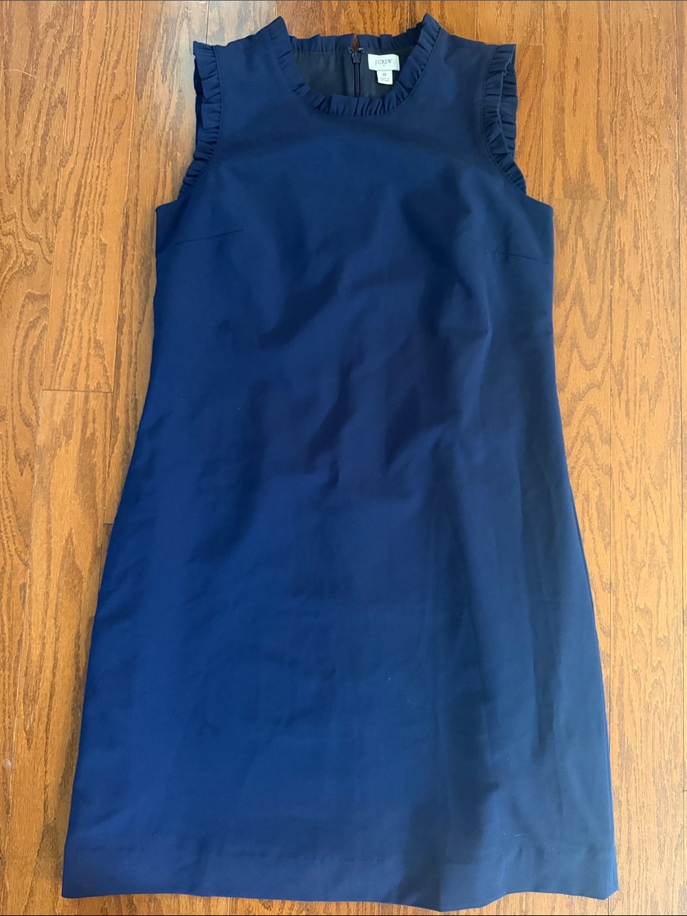 J. Crew ruffle neck suiting dress - Picture 4 of 9